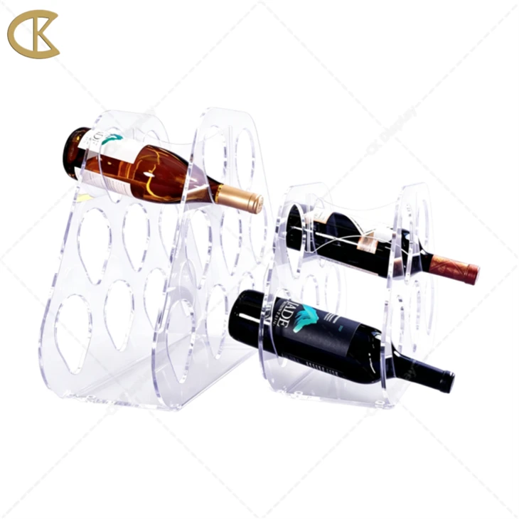 Crystal Clear Acrylic Red Wine Rack